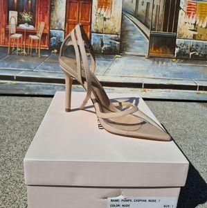 Transparent High Heels- Color Nude